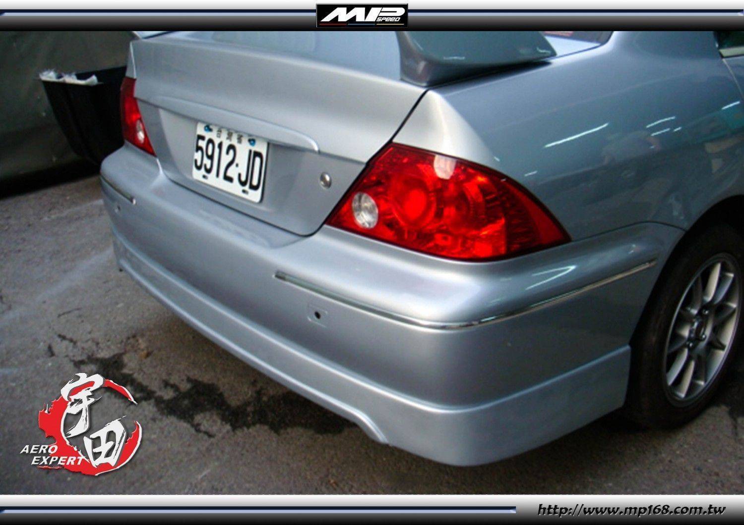 2001-2002 MITSUBISHI 三菱 VIRAGE EVO-7尾翼-素 ABS