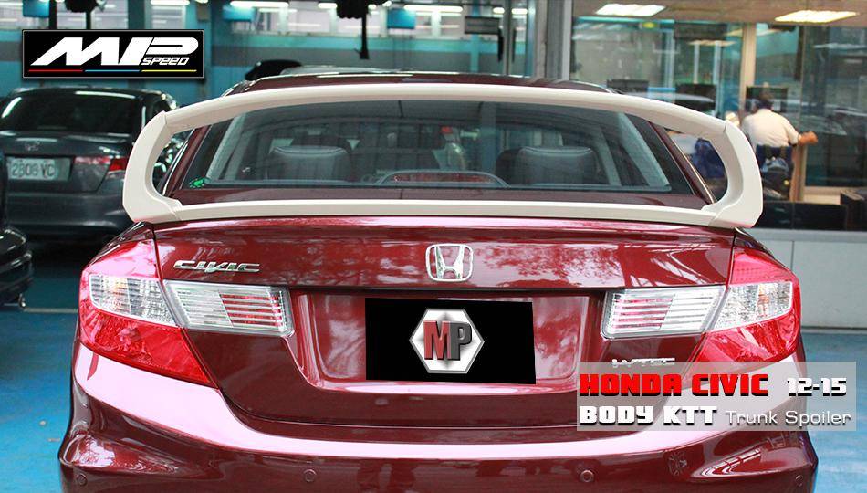 2012-2015 Civic 4D RR-2 Style Spoiler (4PCS)
