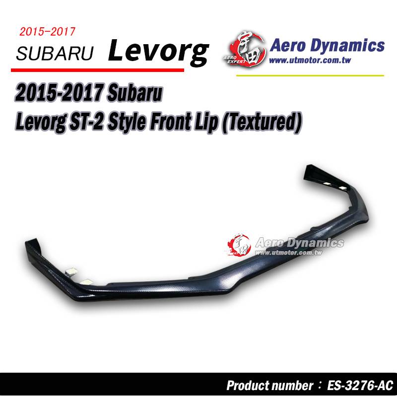 2015-2017 Subaru Levorg ST-2 Style Front Lip (Textured)