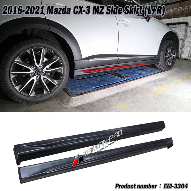 2016-2021 Mazda CX-3 MZ Side Skirt (L+R)