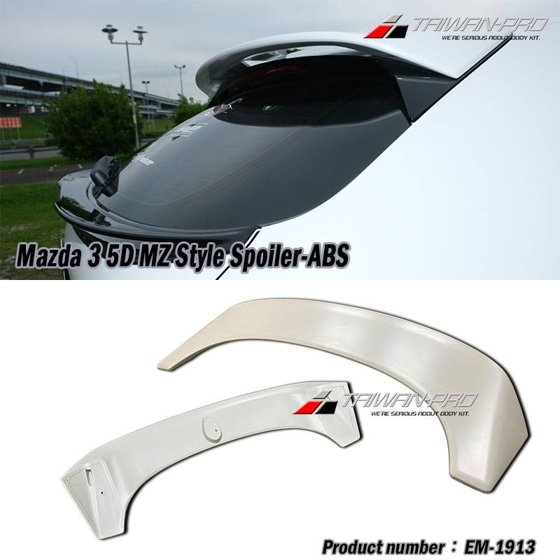 2019-2025 Mazda 3 5D MZ Style Spoile3