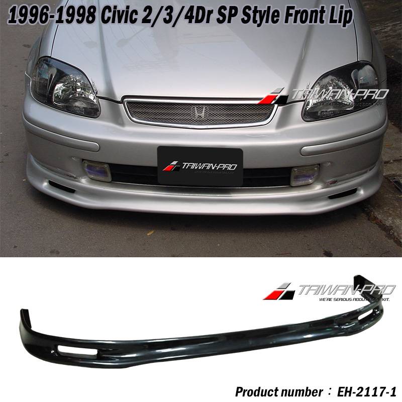 1996-1998 Civic 2/3/4Dr SP Style Front Lip