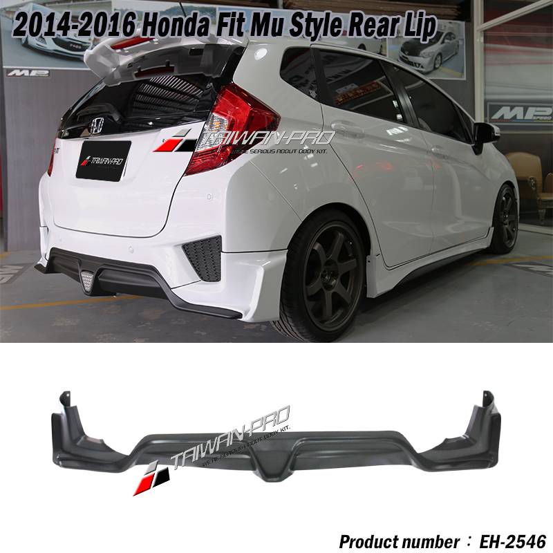 2014-2016 Honda Fit Mu Style RS Rear Lip(LG/RS)+LED