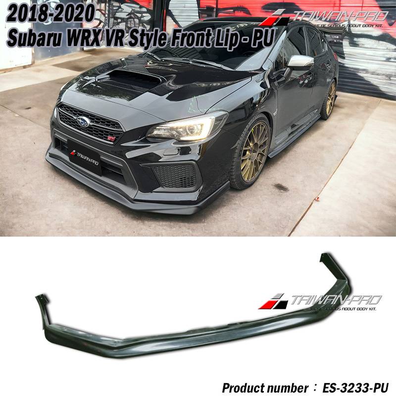 2018-2020 Subaru WRX VR Style Front Lip - PU