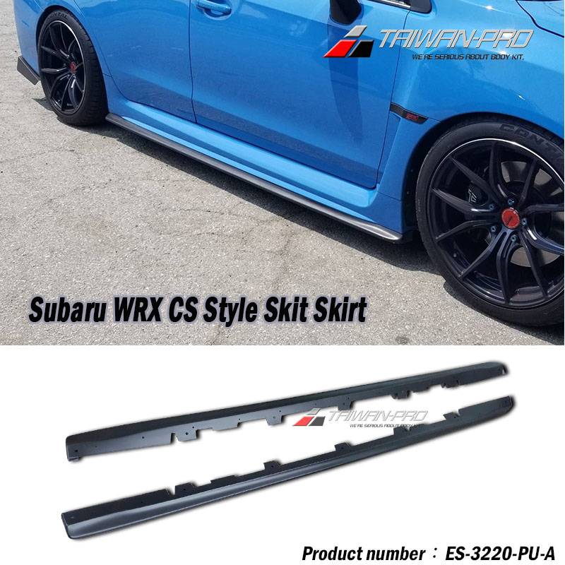 2015-2021 Subaru WRX CS Style Side Skirt - PU