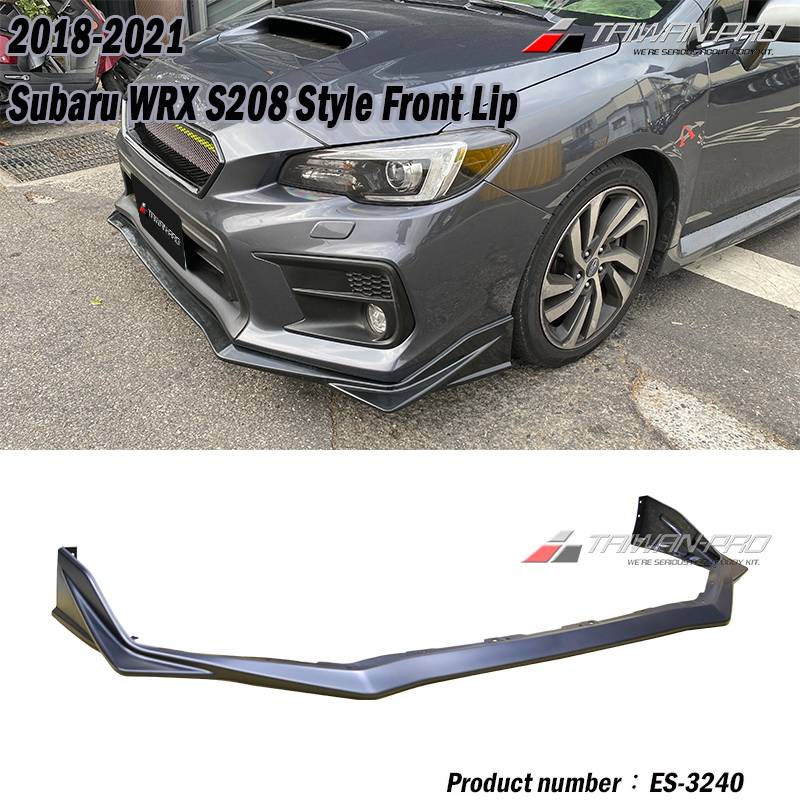 2018-2021 Subaru WRX S208 Style Front Lip