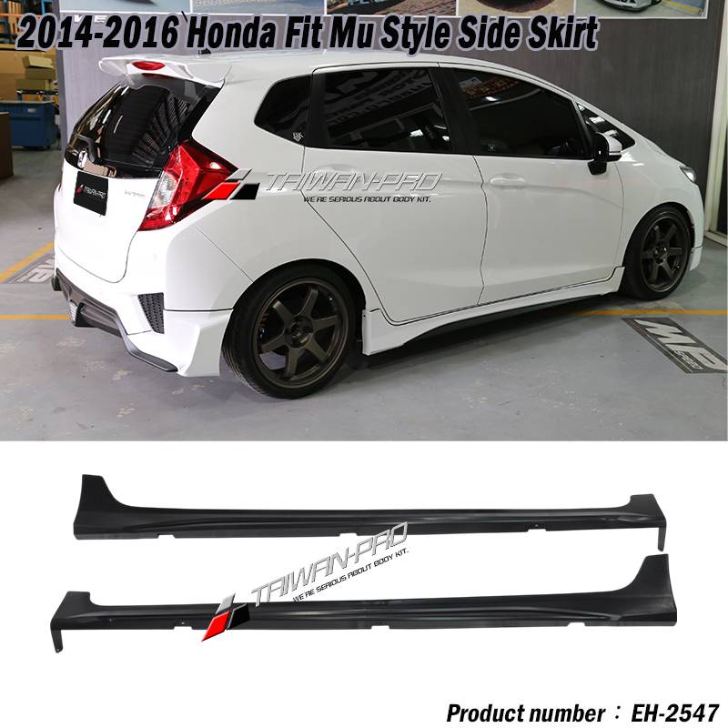 2014-2020 Honda Fit Mu Style Side Skirts-US/JP