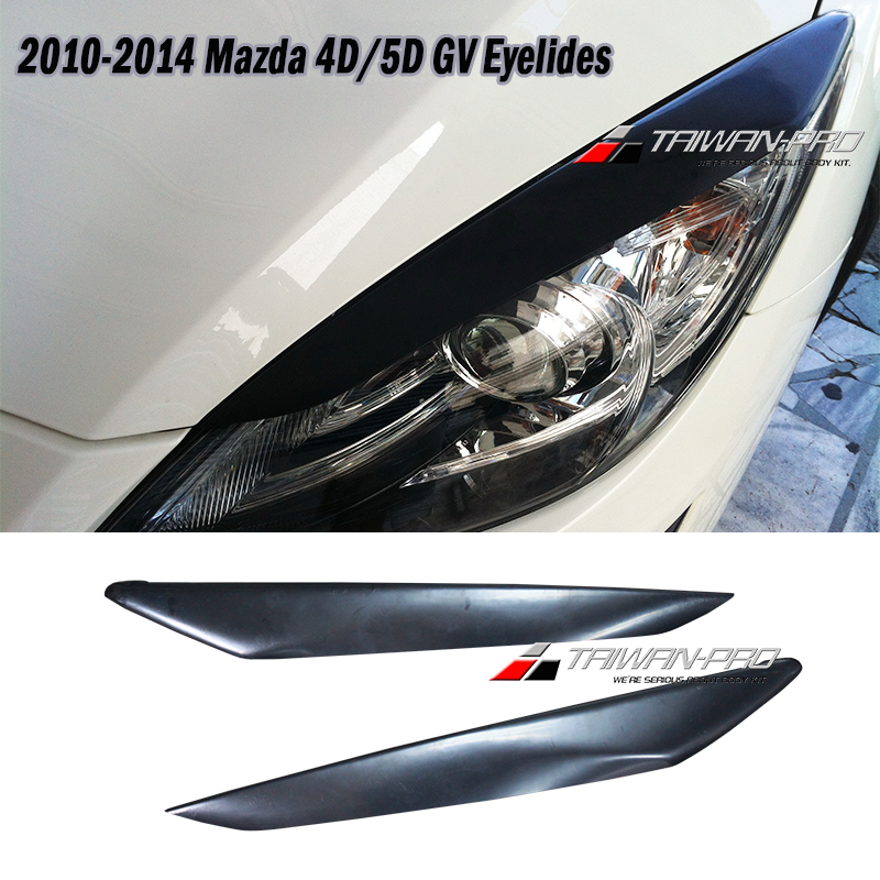 2010-2013 Mazda 3 4/5D Eyelids -GV Style (2PCS)