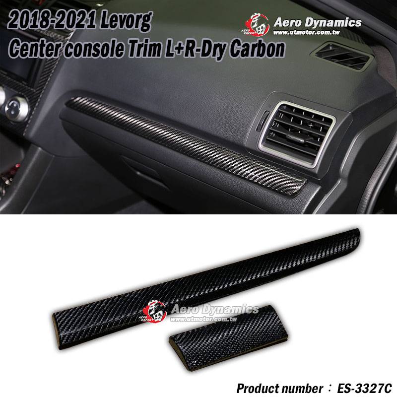 2018-2021 Levorg Center Console Trim L+R-Dry Carbon