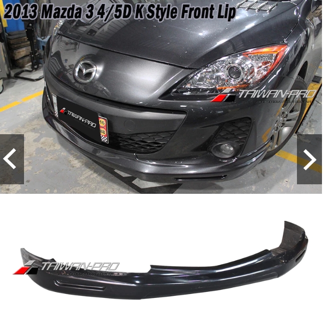 2013-2014 Mazda 3 馬自達 3 4/5D K款前下巴 2013-2014 Mazda 3 馬自達 3 4/5D K款前下巴