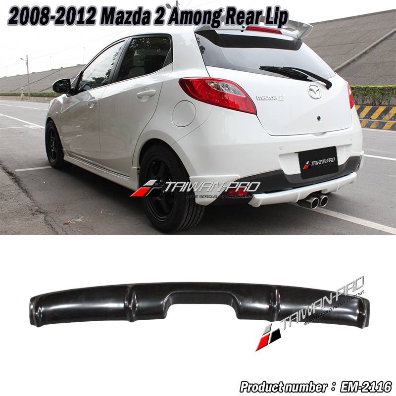 2008-2012 Mazda 2 Among Rear Lip
