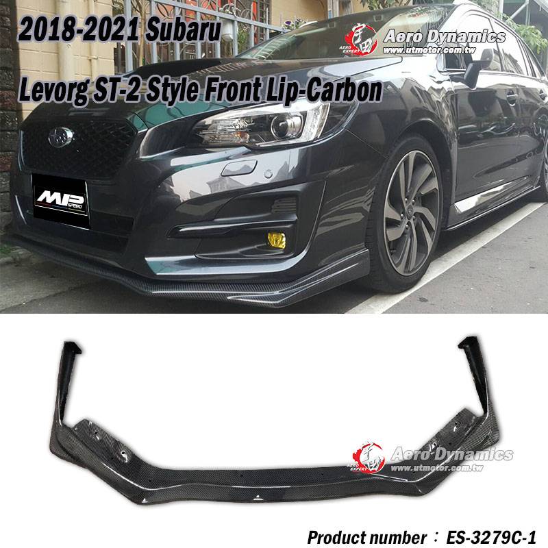 2018-2021 Subaru Levorg ST-2 Style Front Lip-Carbon Fiber