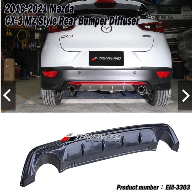 2016-2021 MAZDA CX3 OE款后飾板ABS 2016-2021 MAZDA CX3 OE款后飾板ABS