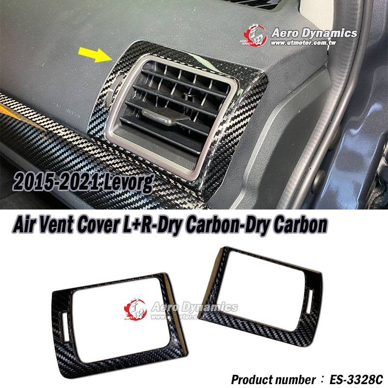 2015-2021 Levorg Air Vent Cover L+R-Dry Carbon-Dry Carbon