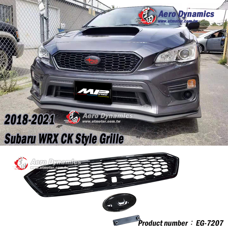 2018-2021 Subaru WRX/STI CK款水箱罩-PP +亮黑