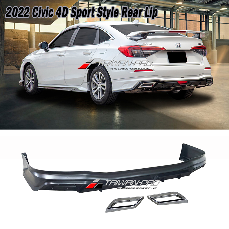 2022 Civic 4D Sport Style Rear Lip 2022 Civic 4D Sport Style Rear Lip