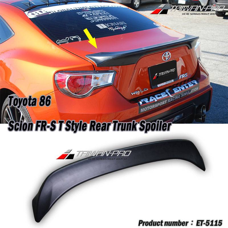 2012-2021 Subaru BRZ T Style Rear Trunk Spoiler