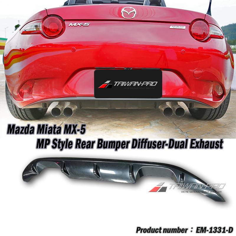 2016-2024 Mazda MX-5 馬自達 MX-5  MP款后飾板 (雙管)