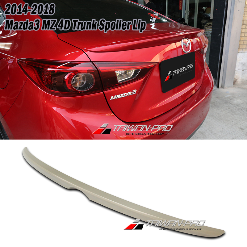 2015-2018 Mazda 3 馬自達 3 4門  MZ款壓尾翼 2015-2018 Mazda 3 馬自達 3 4門  MZ款壓尾翼