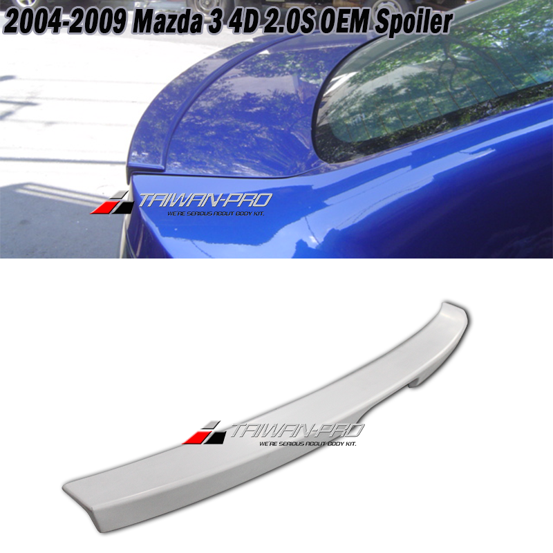 2004-2009 Mazda 3 4D 2.0S OEM Spoiler