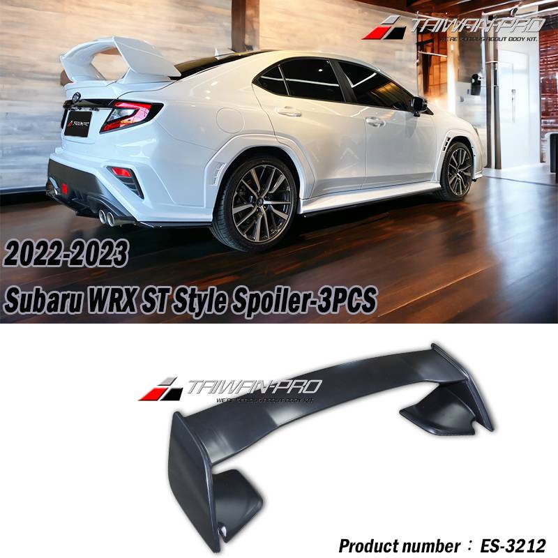 2022 Subaru WRX 4D ST款尾翼 ABS