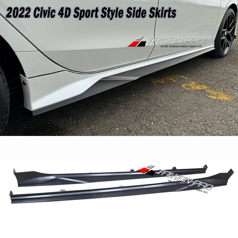 2022 Civic 4/5D Sport Style Side Skirts 2022 Civic 4/5D Sport Style Side Skirts