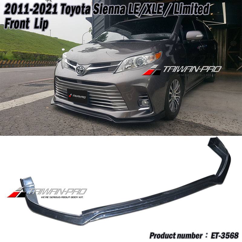 2018-2020 Toyota Sienna SE/LE/XLE MP Style Front Lip Spoiler