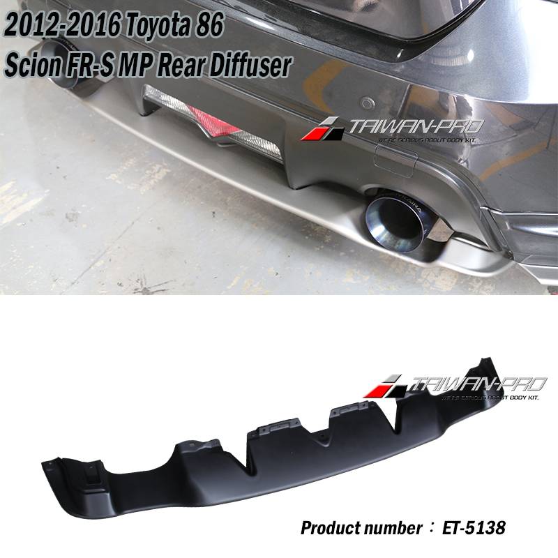 2012-2021 Subaru BRZ MP Rear Diffuser