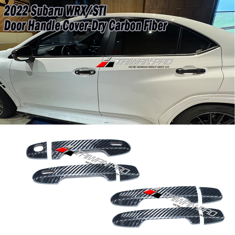 2022 Subaru WRX 4D / WRX WAGON 5D 把手蓋 (8PCS) 碳纖維熱壓卡夢 Dry Carbon