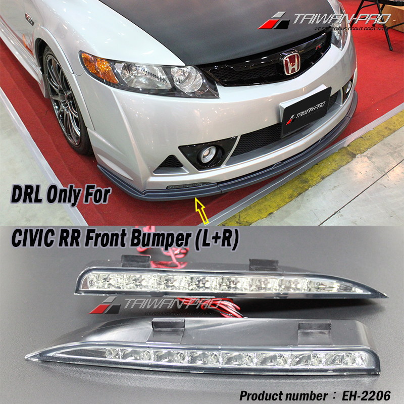 DRL Only For CIVIC RR Front Bumper (L+R)
