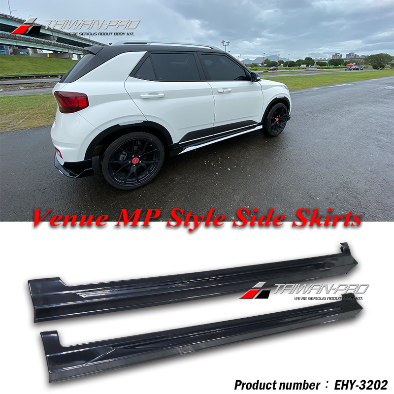2021-2024 Hyundai Venue MP Style Side Skirt