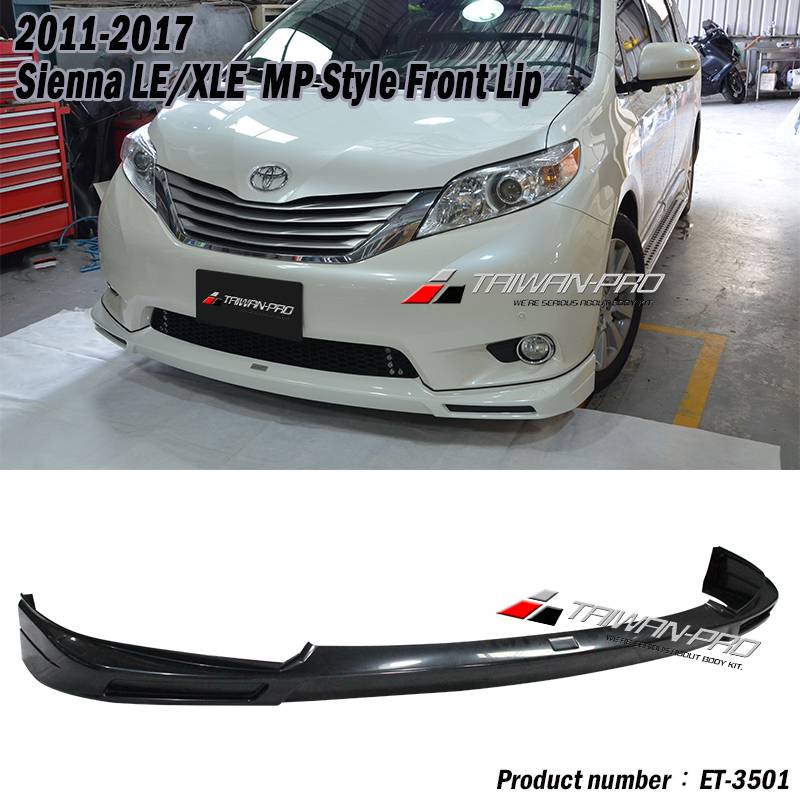 2011-2017 TOYOTA 豐田 SIENNA LE/XLE MP前中包 2011-2017 TOYOTA 豐田 SIENNA LE/XLE MP前中包