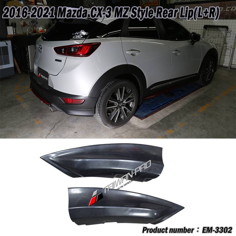 2016-2021 Mazda CX-3 MZ Style Rear Lip(L+R)