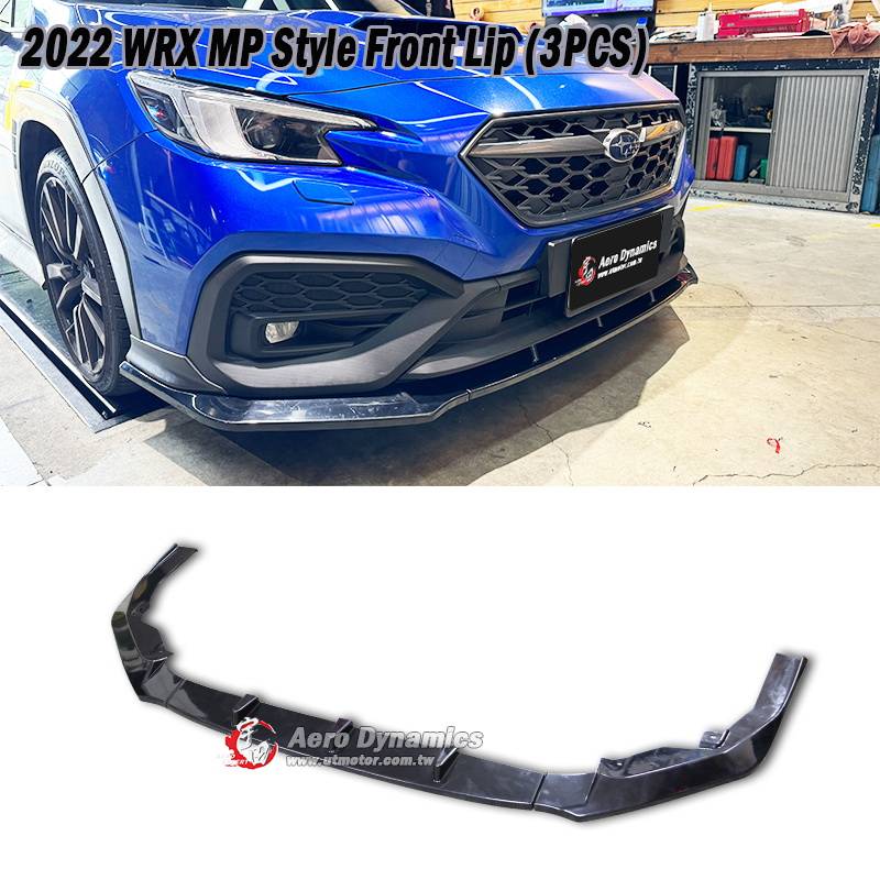 2022 Subaru WRX 4D MP款 3片式前下巴定風翼