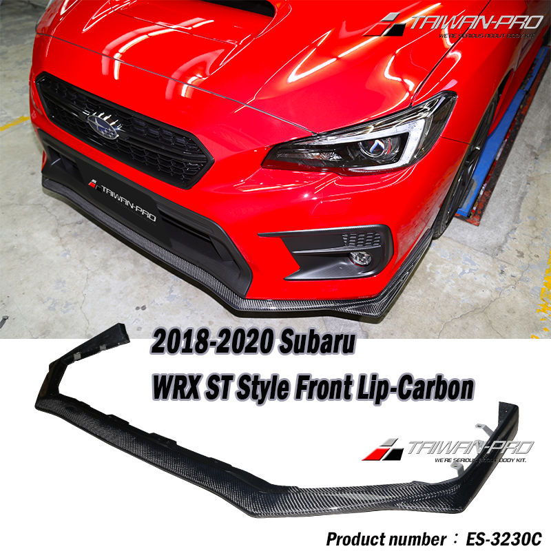 2018-2020 Subaru WRX ST Style Front Lip-Carbon 2018-2020 Subaru WRX ST Style Front Lip-Carbon