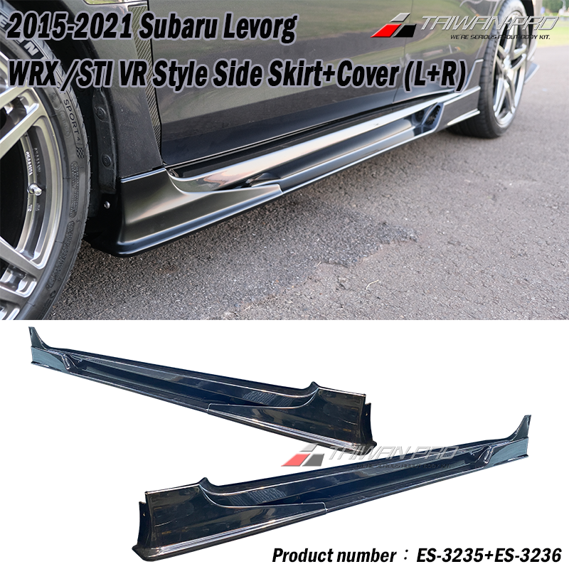 2014-2020 Subaru WRX VR Style Side Skirt+Cover (L+R)