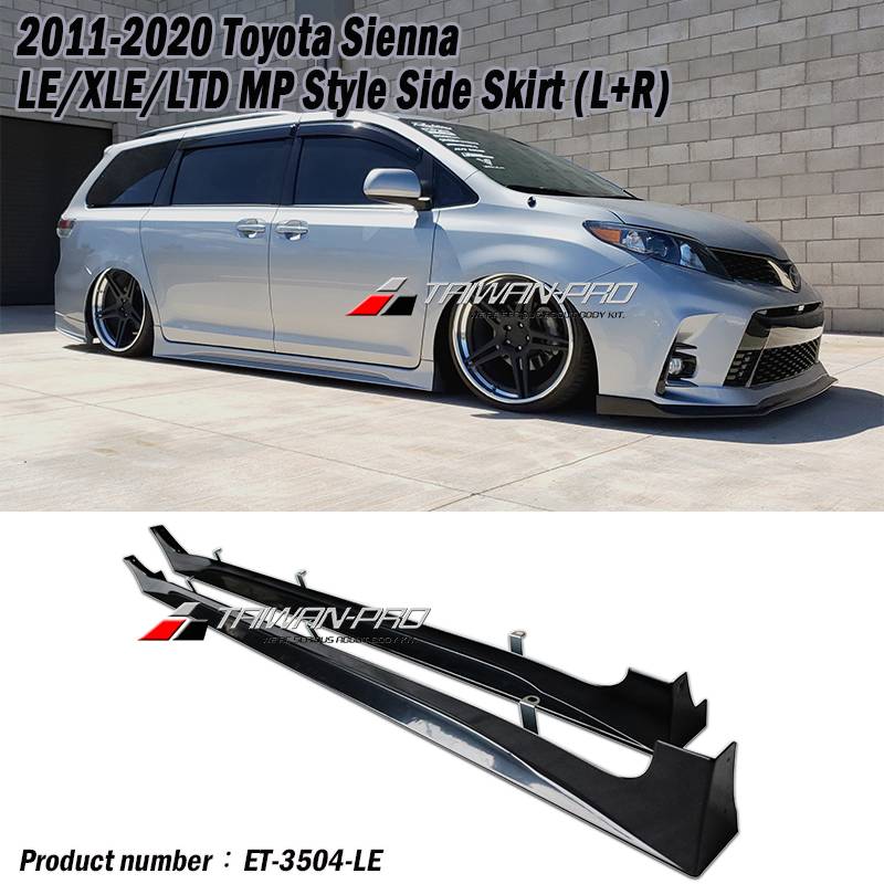 2011-2020 Toyota Sienna SE 3.5 MP Style Side Skirt (L+R)