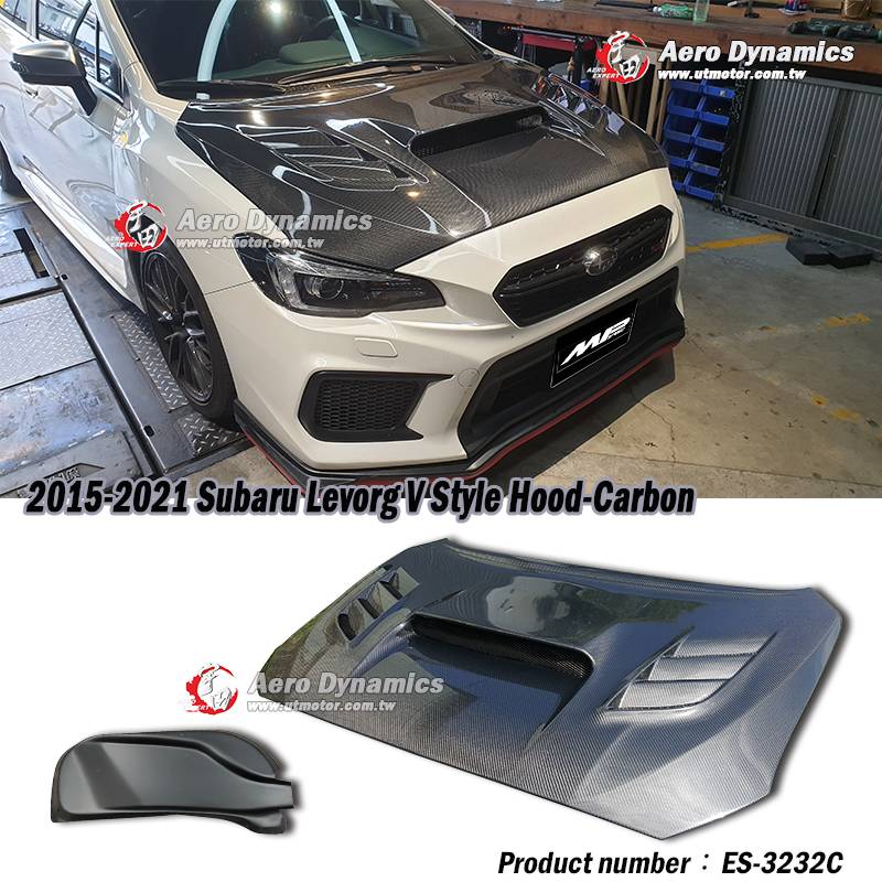 2014-2020 Subaru WRX V Style Hood-Carbon